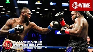 Deontay Wilder KO Bermane Stiverne in Round 1  SHOWTIME CHAMPIONSHIP BOXING [upl. by Mita37]