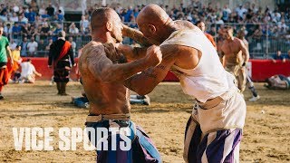 RIVALS Bareknuckle Boxing Meets MMA in Calcio Storico  VICE World of Sports [upl. by Verge]