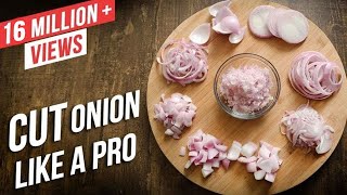 How To Cut Onions Like A Pro  Different Ways To Chop An Onion  Basic Cooking [upl. by Aninad]