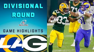 Rams vs Packers Divisional Round Highlights  NFL 2020 Playoffs [upl. by Blunk]