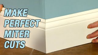 How to Make Perfect Miter Cuts [upl. by Rexanna483]