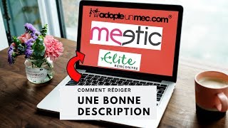 Les phrases EFFICACES pour une description de site de rencontre réussie [upl. by Anipsed]