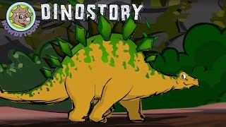 Stegosaurus  Dinosaur Songs from Dinostory by Howdytoons [upl. by Esiralc21]