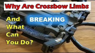 Why Are Crossbow Limbs Breaking  And What Can YOU Do [upl. by Autumn644]