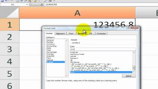 How to Format and Display Large Numbers in Excel [upl. by Odareg]