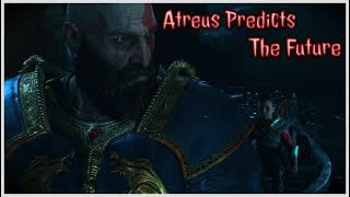 GOW PS5  Atreus Predicts His God Power [upl. by Magel554]