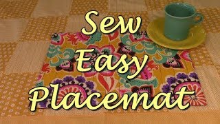 Sew Easy Placemats  The Sewing Room Channel [upl. by Notlem540]