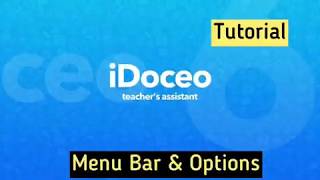 iDoceo 6 Tutorial  Main Menu [upl. by Alrzc]