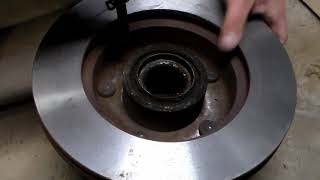 How to REMOVE and REPLACE Truck ROTOR from Hub assembly  Step by Step [upl. by Shlomo]