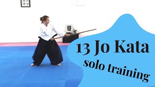 How to do 13 Jo kata easy amp smart training [upl. by Brinson945]