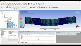 ANSYSStatic Structural Analysis on Honey Comb Structure [upl. by Hali508]