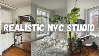 My SMALL New York Apartment Tour [upl. by Rog]