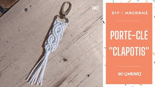 Tuto porteclés en macramé quotClapotisquot débutant  DIY Macramé France [upl. by Maher]