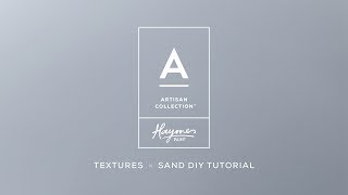 How to Apply Fine Textured Sand Paint [upl. by Ettenahs623]