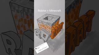 RobloCraft  ❌ RoCraft  ✅ Roblox  Minecraft art markers minecraft roblox shortsart shorts [upl. by Hastie]