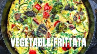 Mediterranean Vegetable Frittata  The Mediterranean Dish [upl. by Boothe]