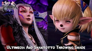 Dissidia Final Fantasy NT  Utimecia amp Shantotto Throwing Shade At Eachother Cutscene [upl. by Emyam722]