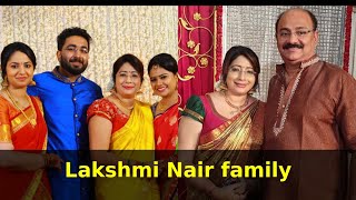 Lakshmi Nair family Husband son daughter and daughter in law [upl. by Suisyola324]