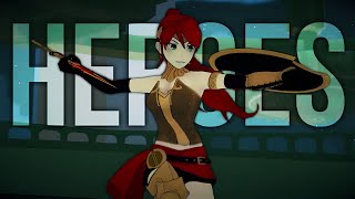 RWBY AMV Pyrrha Nikos  Heroes [upl. by Linneman]