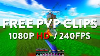 Minecraft Free PvP Clips To Use amp Edit  1080p240FPS DOWNLOAD IN DESC [upl. by Renrew]