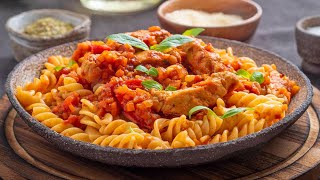 Chicken Pasta Recipe • How To Make Pasta Recipe With Chicken • One Pot Pasta Dishes • Fusilli Pasta [upl. by Darra]