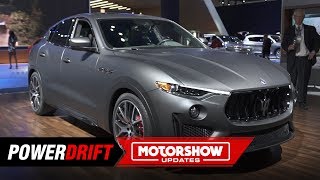 2019 Maserati Levante Trofeo  A Ferrari powered SUV  2018 LA Auto Show  PowerDrift [upl. by Templia140]