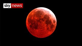 Watch live as blood moon rises over the Earth [upl. by Punke928]