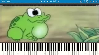 Synthesia DER GLUMPH WENT THE LITTLE GREEN FROG ONE DAY [upl. by Hollenbeck]