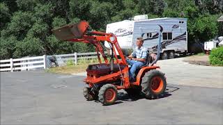 Kubota B1750 4WD Front Loader Tractor [upl. by Enirod]