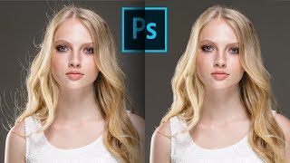 3 Steps to Remove Flyaway Hair FAST in Photoshop [upl. by Rhyne]