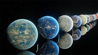 Habitable Exoplanets Сomparison 3D [upl. by Corrine]