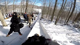 National Toboggan Championships in Camden Maine [upl. by Newel]