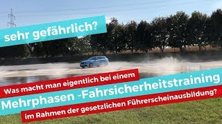 Was macht man beim Fahrsicherheitstraining im Rahmen der Führerscheinausbildung Sehr gefährlich [upl. by Azarcon]