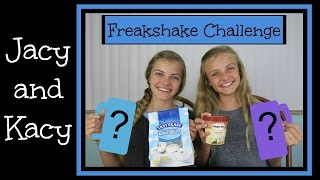 Freakshake Challenge  Jacy and Kacy [upl. by Evanthe786]