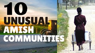 10 Unusual Amish Communities [upl. by Edijabab]