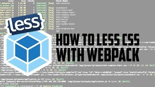 Webpack 4  How to use LESS CSS in webpack  css3 web development [upl. by Niehaus]