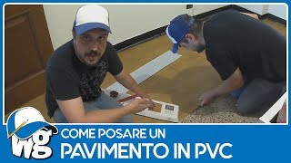 Posa pavimento pvc [upl. by Enilehcim]