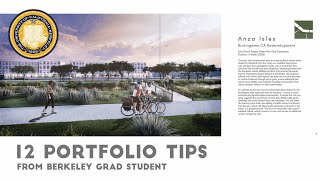 12 PORTFOLIO TIPS amp Flipthrough with UC Berkeley Grad Student  Architecture amp Landscape [upl. by Atiker714]