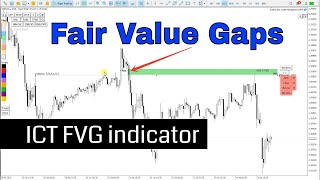 Trading Fair Value Gap indicator ICT FVG indicator mt5 [upl. by Lain]