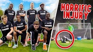 SIDEMEN 6ASIDE FOOTBALL HORRIFIC INJURY [upl. by Hermosa]