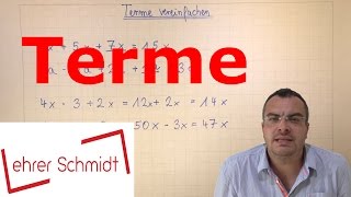 Terme berechnen  Terme und Gleichungen  Mathematik  Lehrerschmidt [upl. by Dur]