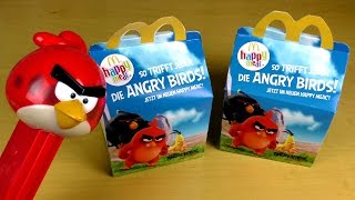 Happy Meal ANGRY BIRDS the Movie Unboxing [upl. by Nowell341]