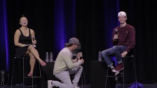 Tom Felton Proposes To Grant Gustin Live Onstage [upl. by Adnat]