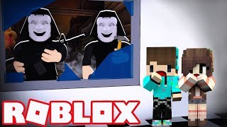 KISAH BOCIL DISERANG PENJAHAT BERTOPENG PALING BERBAHAYA DI ROBLOX [upl. by Nojad]