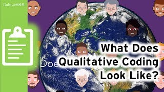 What Does Coding Looks Like Qualitative Research Methods [upl. by Bocoj]