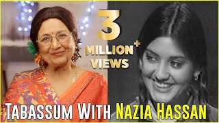 Nazia Hassan  Rare Full Interview  Aap Jaisa Koi  Tabassum Talkies [upl. by Elvina]