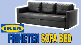 IKEA Friheten Sofa Bed  Assembly Time Lapse  Bomstad Black  Clueless Dad [upl. by Hgielanna316]