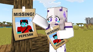 Pepesan was KIDNAPPED in MINECRAFT [upl. by Nyved478]