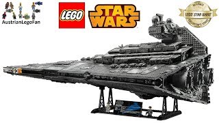 LEGO Star Wars 75252 Imperial Star Destroyer  Lego Speed Build Review [upl. by Aeirdna592]