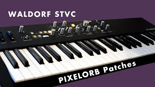 Waldorf STVC String Synth  Pixelorb Patches [upl. by Aubreir]